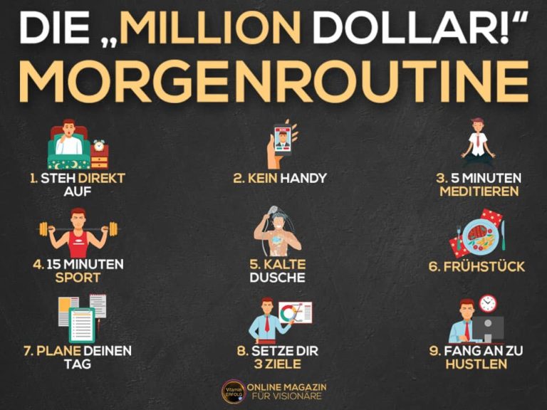 Millionair Morning 🥇 Die Zeit für dich: Deine Morgenroutine Tipps